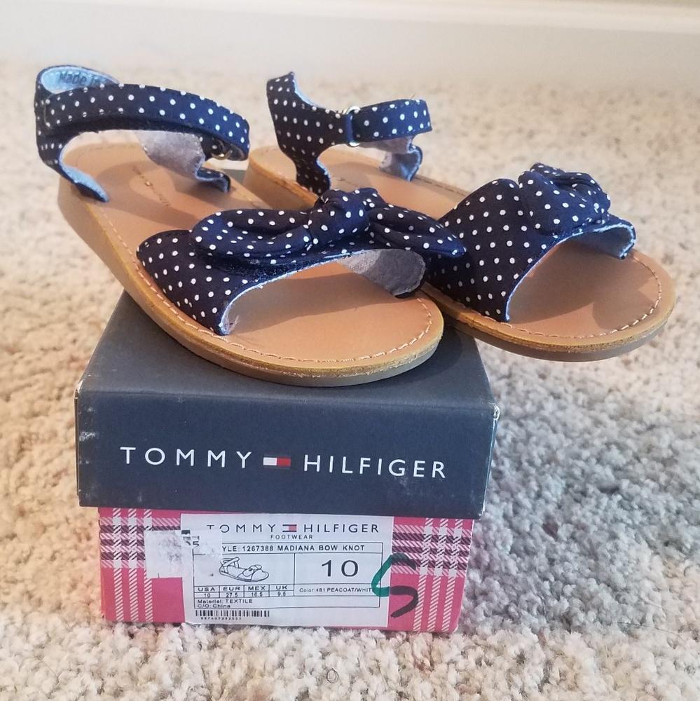 Tommy Hilfiger Girl's Polka Dot Sandals